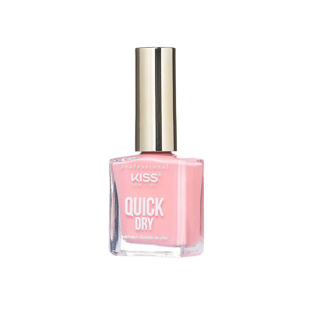 Kiss New York Professional Quick Dry Nail Polish - Toasted Pink, 0.44 Oz (QP25)