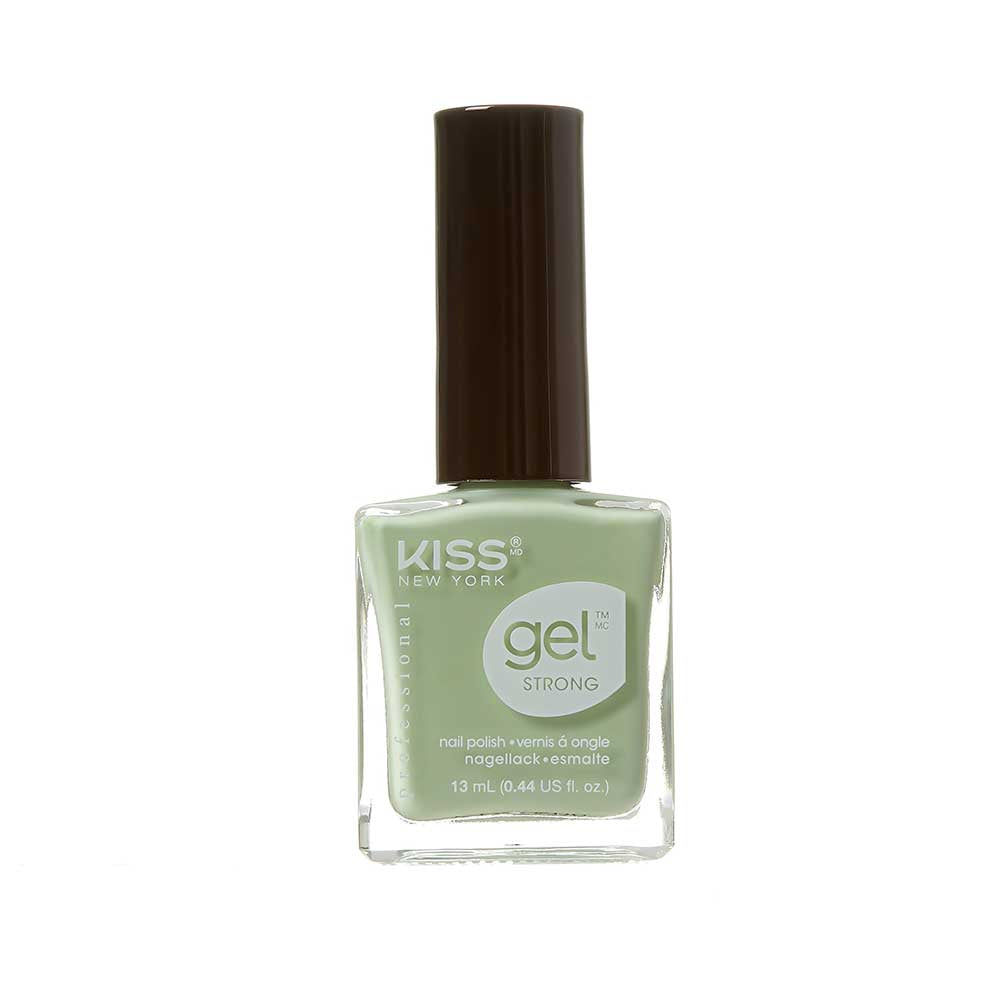 Kiss New York Professional Gel Strong Nail Polish - Sweet Mint, 0.44 Oz (KNP080)