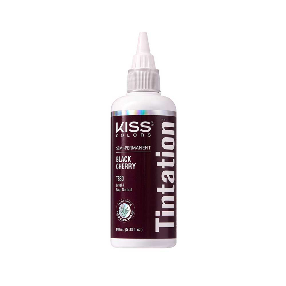 Red By Kiss Tintation Semi-Permanent Hair Color - Black Cherry, 5 Oz (T830)