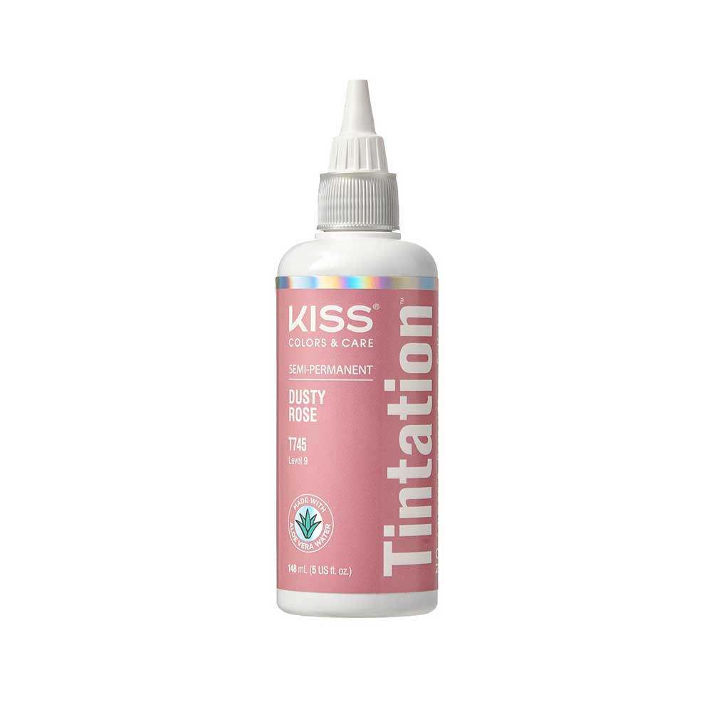 Red By Kiss Tintation Semi-Permanent Hair Color - Dusty Rose, 5 Oz (T745)